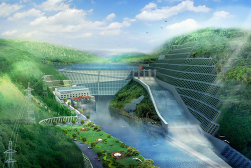 海西直辖老挝南塔河1号水电站项目